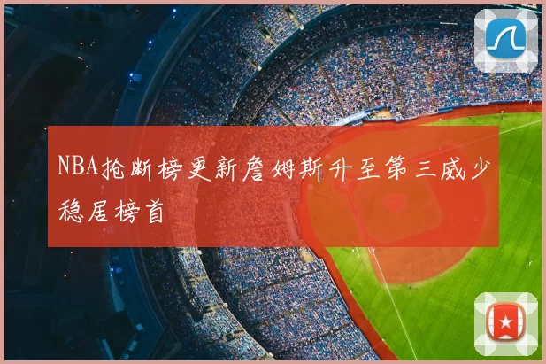 NBA抢断榜更新詹姆斯升至第三威少稳居榜首