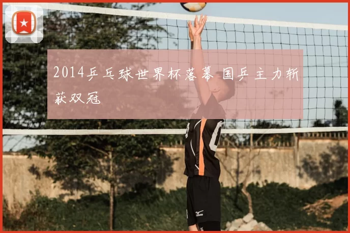 2014乒乓球世界杯落幕 国乒主力斩获双冠